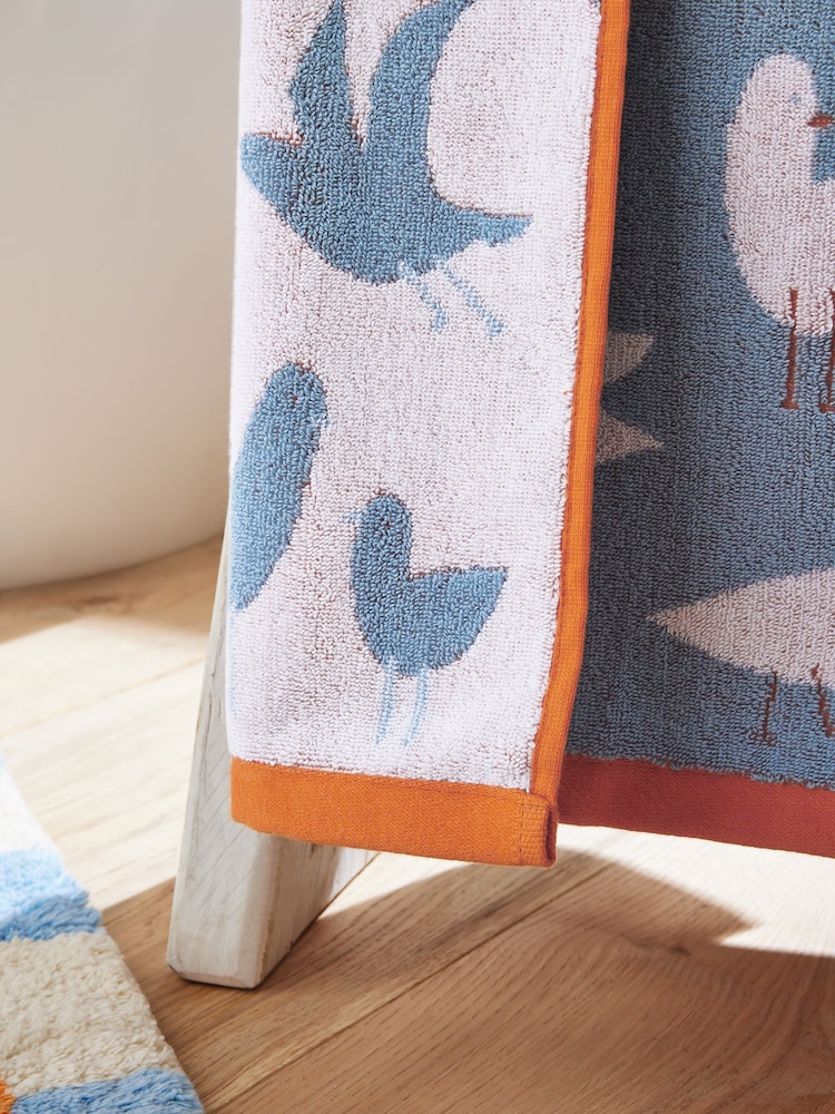 Blue Seagull Egyptian Cotton Towel - Image 2 of 4