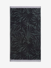 Green Leaf Egyptian Cotton Towel - Image 5 of 6