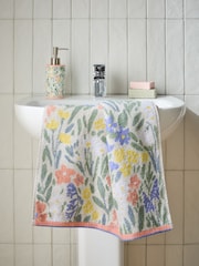 Multi Floral 100% Cotton Towel - Image 1 of 5