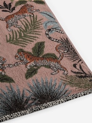 Pink Tiger Palm Print 100% Cotton Towel - Image 5 of 5