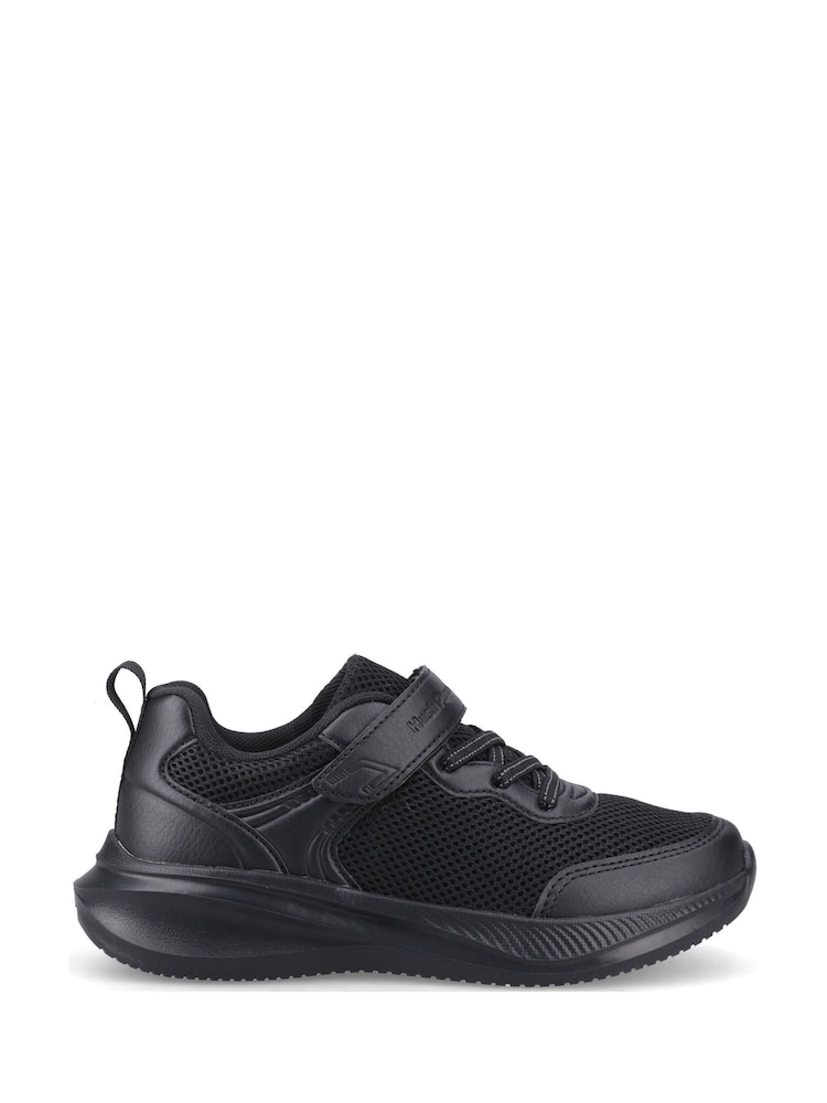 Hush Puppies Black Marty Junior Trainers - Image 1 of 4