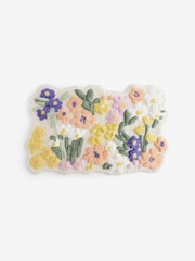 Multi Floral Print 100% Cotton Bath Mat - Image 4 of 4