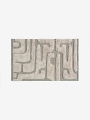 100% Cotton Textured Stripe Bath Mat - Bild 3 von 3