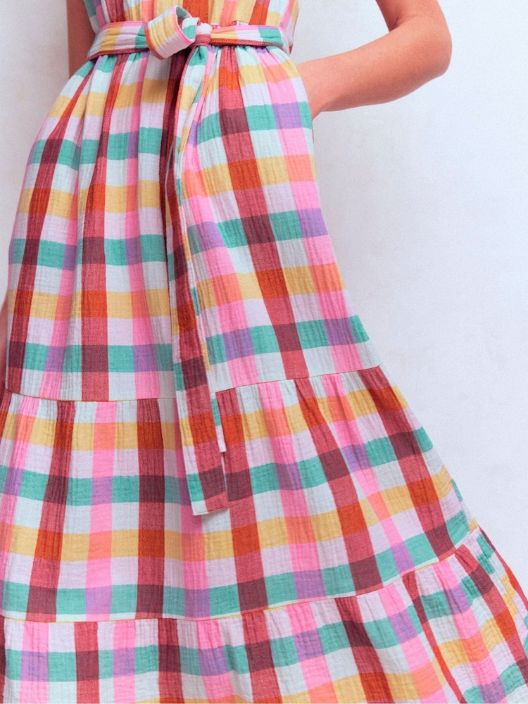 Boden Green Viv Double Cloth Maxi Dress - Image 2 of 7 Boden Green Viv Double Cloth Maxi Dress - Image 2 of 7