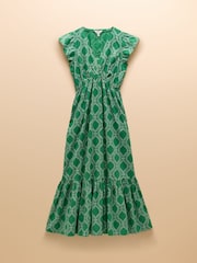 Зеленый - Joules Winnie Frill Shoulder Dress - Изображение 9 из 9