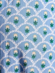 Joules Rosie Blue Midi Dress - Image 5 of 11