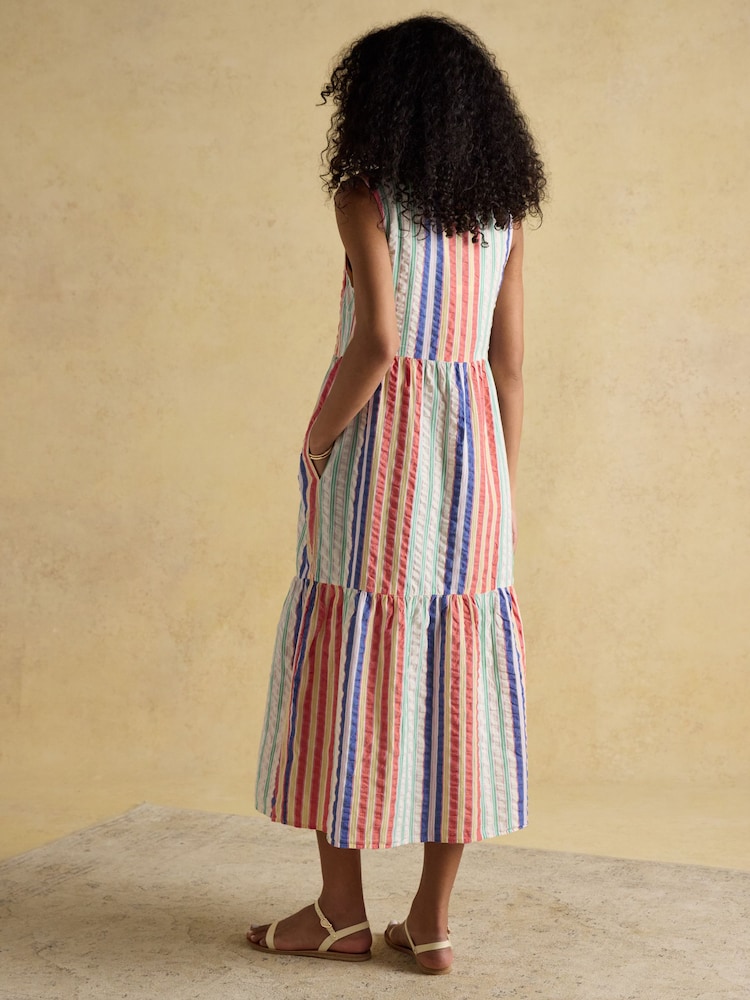 Joules Kiera Stripe Tiered Sundress - Image 2 of 8