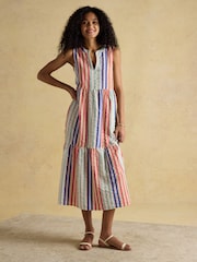 Joules Kiera Stripe Tiered Sundress - Image 3 of 8