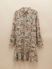 Joules Lydia Multi Long Sleeve Shirt Dress - Image 5 of 5