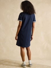 Joules Evie Navy Jersey Dress - Image 2 of 6