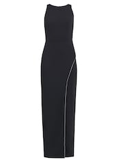 Gina Bacconi Esmeralda Sleeveless Column Maxi Black Dress - Image 6 of 6