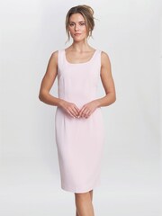 Robe et veste Gina Bacconi Corinne rose en crêpe - Image 6 of 6