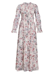 Gina Bacconi Thea Sheered Long Sleeve Dress - Image 5 of 5