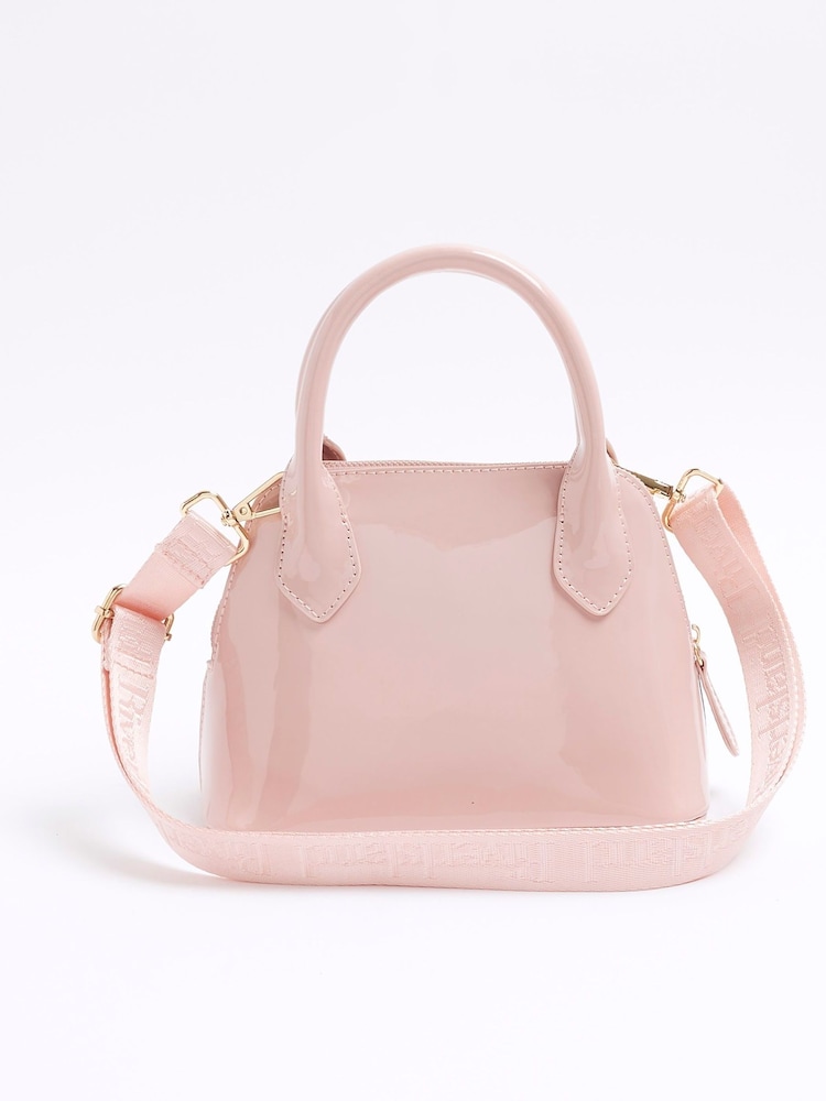 River Island Pink Girls Quilted BOWS Bag - Image 2 of 4