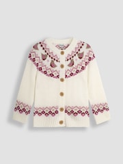 JoJo Maman Bébé Festive Cardigan - Image 1 of 3