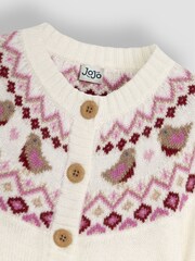 JoJo Maman Bébé Festive Cardigan - Image 3 of 3