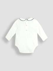 JoJo Maman Bébé Navy Smocked Body And Woven Shorts Set - Image 3 of 5