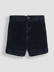 JoJo Maman Bébé Navy Smocked Body And Woven Shorts Set - Image 4 of 5