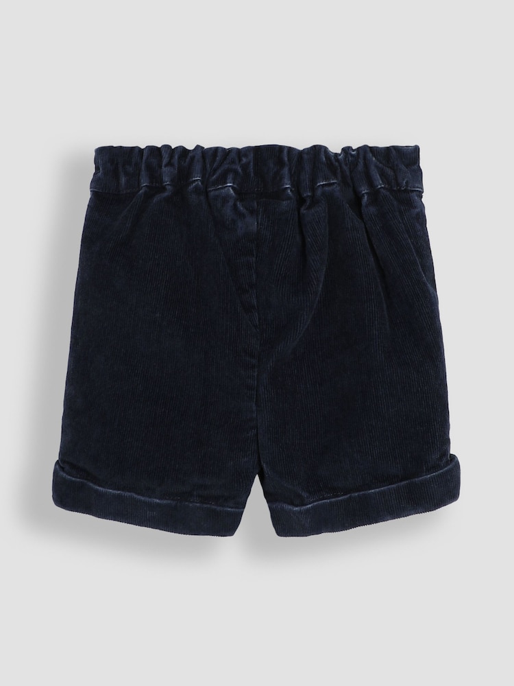 JoJo Maman Bébé Navy Smocked Body And Woven Shorts Set - Image 5 of 5