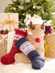 JoJo Maman Bébé Red Robin Knitted Stocking - Image 3 of 3