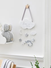 JoJo Maman Bébé Born in 2025 Wooden Wall Hanging - Image 1 of 6