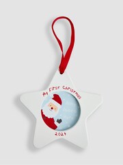 JoJo Maman Bébé My First Christmas 2024 Star Tree Decoration - Image 2 of 3