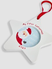 JoJo Maman Bébé My First Christmas 2024 Star Tree Decoration - Image 3 of 3