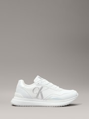 Calvin Klein White Low Cut Lace-Up Sneakers - Image 1 of 7