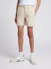U.S. Polo Assn. Cream Boys Linen Blend Deck Shorts - Image 1 of 4