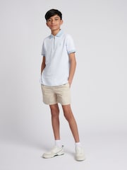 U.S. Polo Assn. Cream Boys Linen Blend Deck Shorts - Image 3 of 4