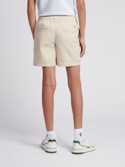 U.S. Polo Assn. Cream Boys Linen Blend Deck Shorts - Image 4 of 4