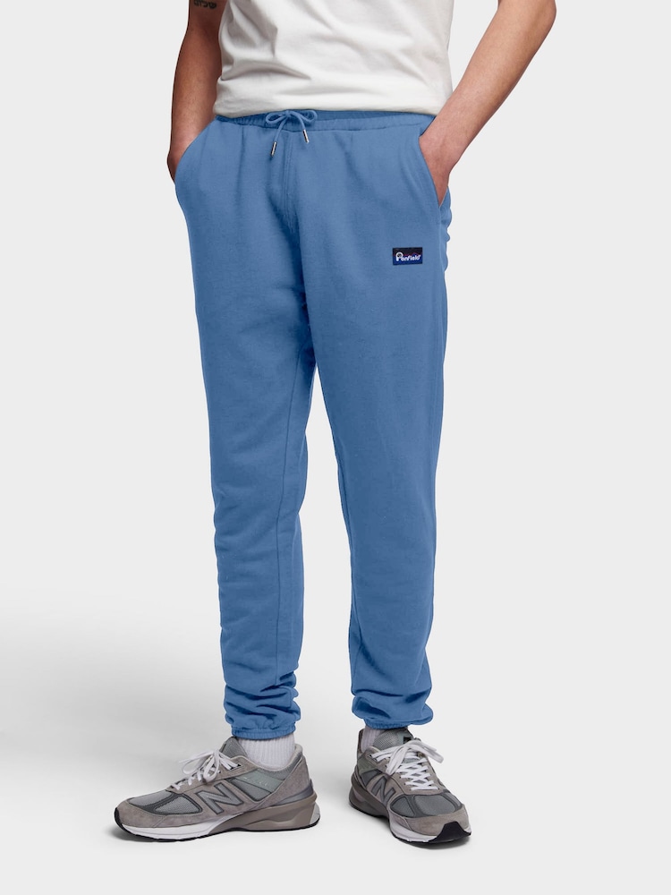 Penfield Blue Chrome Mens Relaxed Fit 100% Cotton Original Logo Joggers - Image 6 of 8