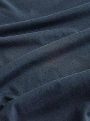 Navy Blue Relaxed Fit Long Sleeve Crew Neck T-Shirt - Image 7 of 7