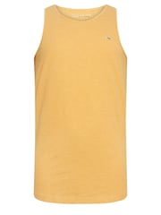 BadRhino Big & Tall Yellow 100% Cotton Marl Vest - Image 3 of 4