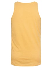 BadRhino Big & Tall Yellow 100% Cotton Marl Vest - Image 4 of 4