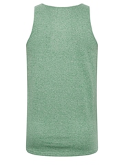 BadRhino Big & Tall Green 100% Cotton Marl Vest - Image 3 of 3
