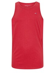 BadRhino Big & Tall Red 100% Cotton Marl Vest - Image 2 of 3