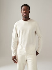 Blues/Grey/Neutrals Regular Fit Regular Fit Long Sleeve 100% Cotton T-Shirts 5 Pack - Image 12 of 16