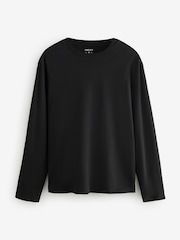 Blues/Grey/Neutrals Regular Fit Regular Fit Long Sleeve 100% Cotton T-Shirts 5 Pack - Image 2 of 16