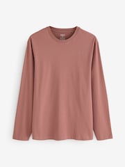 Neutral Regular Fit Regular Fit Long Sleeve 100% Cotton T-Shirts 5 Pack - Image 10 of 16