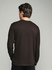 Neutral Regular Fit Regular Fit Long Sleeve 100% Cotton T-Shirts 5 Pack - Image 3 of 16