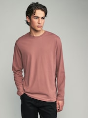 Neutral Regular Fit Regular Fit Long Sleeve 100% Cotton T-Shirts 5 Pack - Image 8 of 16