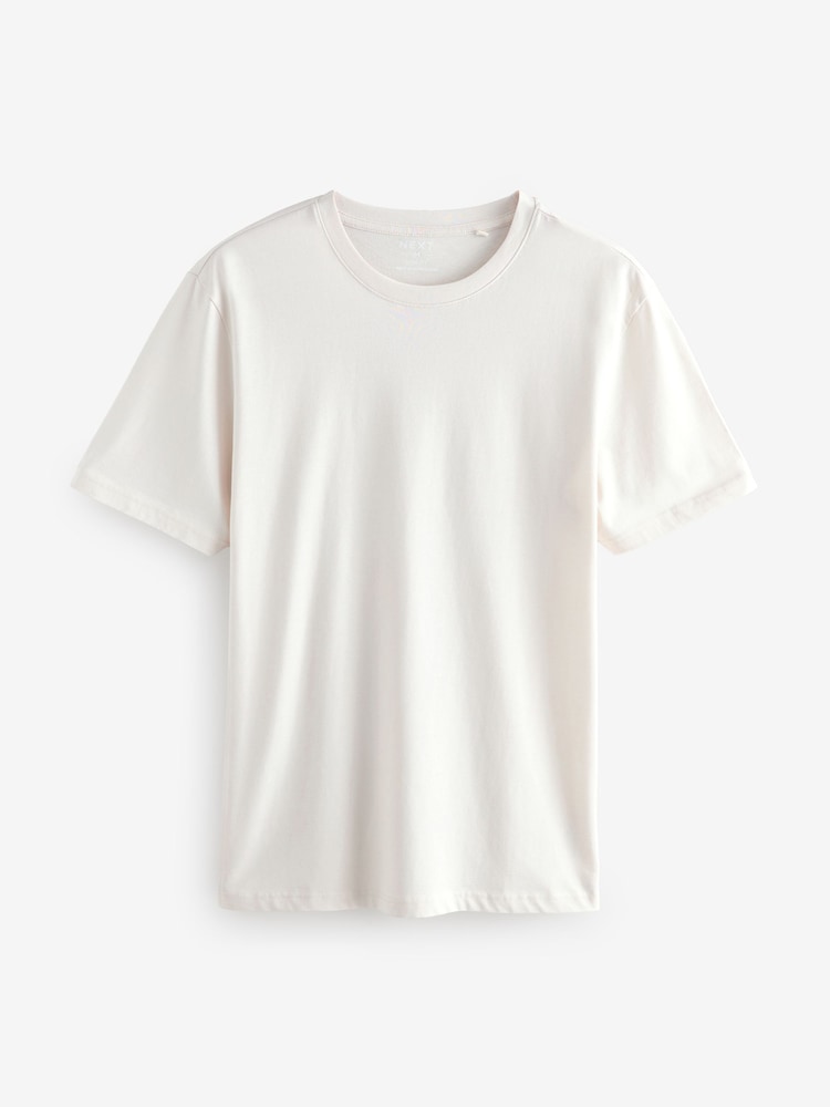 Blues/Purple/Pink/Neutrals Slim Fit Essential Cotton T-Shirts 6 Pack - Image 10 of 17
