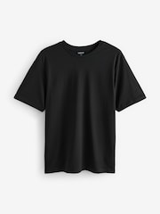 White/Black/Blue/Green/Purple/Yellow Regular Fit Essential Cotton T-Shirts 6 Pack - Image 13 of 18