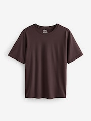 White/Black/Blue/Green/Purple/Yellow Regular Fit Essential Cotton T-Shirts 6 Pack - Image 14 of 18