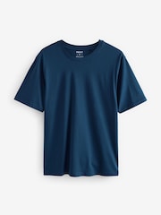 White/Black/Blue/Green/Purple/Yellow Regular Fit Essential Cotton T-Shirts 6 Pack - Image 15 of 18