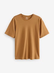 White/Black/Blue/Green/Purple/Yellow Regular Fit Essential Cotton T-Shirts 6 Pack - Image 16 of 18