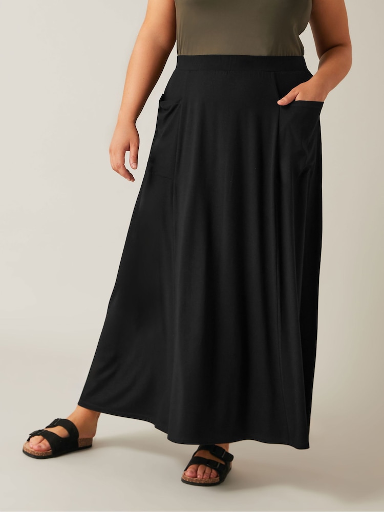 Evans Curve Maxi Skirt - Image 1 of 4