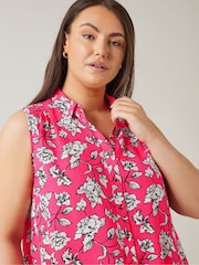 Evans Curve Floral Print Tunic - Image 4 of 5