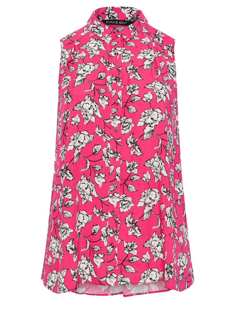 Evans Curve Floral Print Tunic - Image 5 of 5